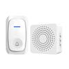1 Receiver 1 doorbell – white