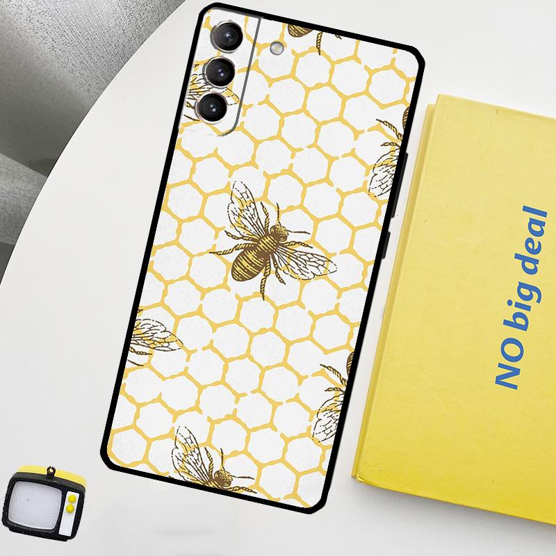 Чехол Bee Honey для Samsung Galaxy S23 FE S22 Ultra S20 S21 FE S8 S9 S10 Plus Note 10 20 Ultra Cover