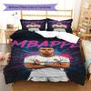 Kylian Mbappe Pattern Bedding,Quilt Set Quilt Cover Pillowcase Home Birthday Gift(1 * duvet cover + 2 * pillowcase, without core)