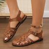 Summer Shoes Women Sandals Open Toe Sandals For Women Retro Women's Shoes Soft Ladies Shoes Elegant Footwear Women Sandal Female