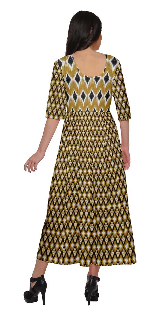 Moomaya A-LineA  KurtisA  For Women Printed LongA  KurtiA  Dress Indian Top For