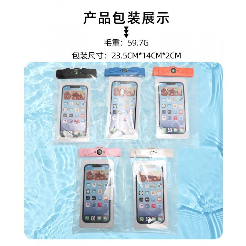Transparent Waterproof Phone Pouch Swimming Hiking Beach Cycling With Neck Strap Touchscreen Compatible