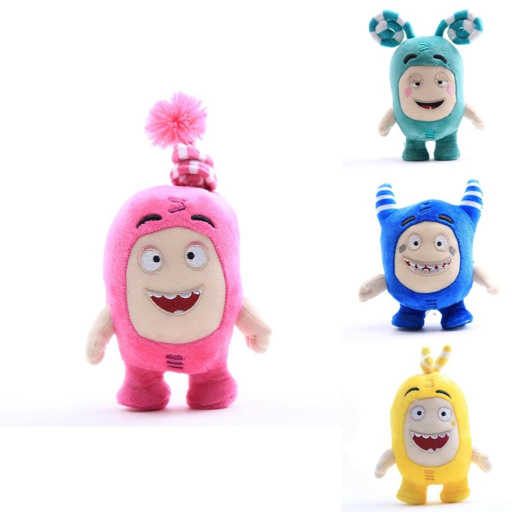 Oddbods 18cm Plush Soft Cuddly Toy Newt Bubbles Pogo Zee Jeff Fuse Slick Exceptionally Soft And Adorable