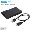 2.5" SATA To USB3.0 2.0 HDD Enclosure Mobile Hard Drive Cases for SSD External Storage HDD Box With USB3.1/USB3.0/2.0 Cable ABS