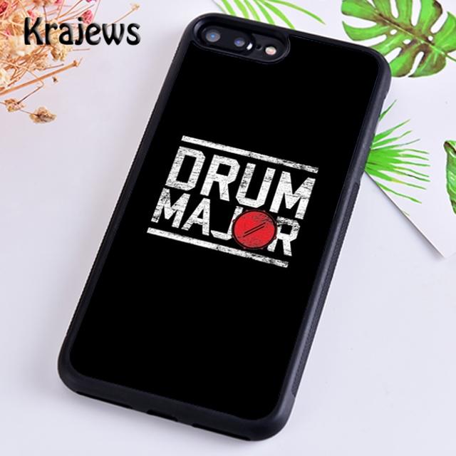 Чехол для телефона Krajews с музыкальным инструментом Drum для iPhone 14 5 6s 7 8 plus X XR XS 11 12 13 pro max Samsung S21 S22 ultra Plus