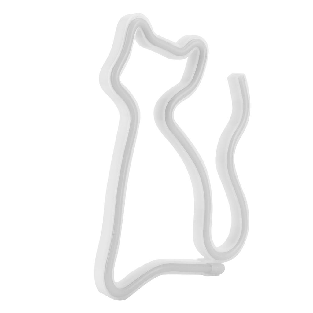 Светодиодный неоновый свет, красочные неоновые вывески в форме кошки, настенные декорации для предложения, свадьбы, дня рождения, вечеринки