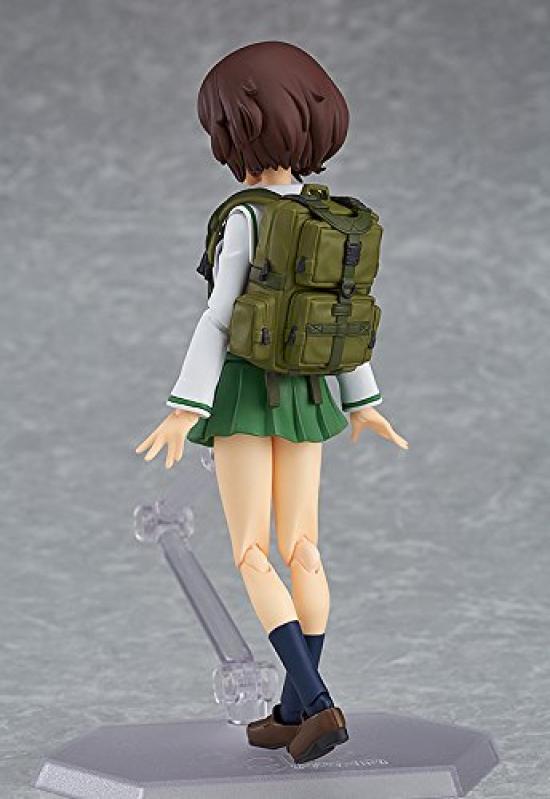 Figma Girls Panzer Movie Юкари Акияма Униформа окрашенная подвижная фигурка и вер. Немасштабируемый АБС и ПВХ