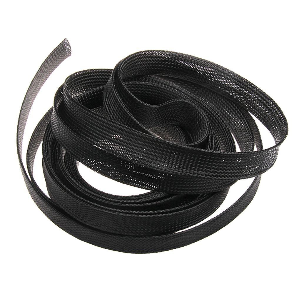 Insulated Cable Winder Wire Protection Storage Pipe Braided Sleeve Cable Organizer Cord Protector
