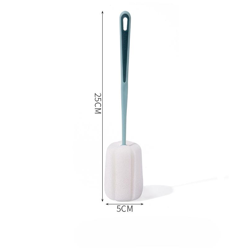 Скраб для чашки Щетка для чашки Щетка для воды Чистая чашка с длинной ручкой Щетка для мытья бутылки Без мертвого угла для удаления пятен чая Губка Маленькая щетка