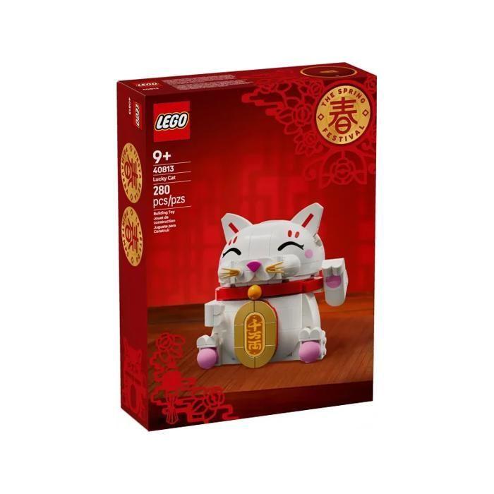 Set de construction - LEGO - 40813 - Chat porte-bonheur - Décoration - À monter soi-même