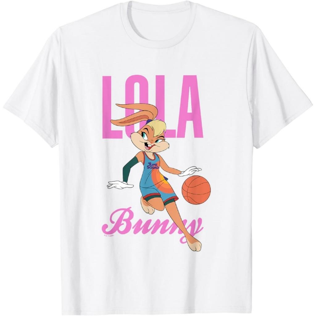 Space Jam 2 Iconic Lola Bunny Dribble Big Chest Poster T-Shirt