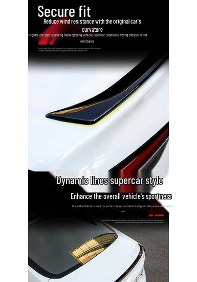 Compatible with 11th Gen Civic Type R (22-26) and Accord Inspire (18-22) Rear Spoiler Wind Deflector.