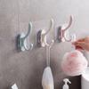 Hook Bathroom Bathroom Nail-Free Coat Hook Bedroom Non-Punching Hanger Wall Coat Hook Plastic Adhesive Hook