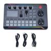 Live Sound Card Sound Mixer Board with DJ Mixer Effects Voice Changer with Sound Effects for