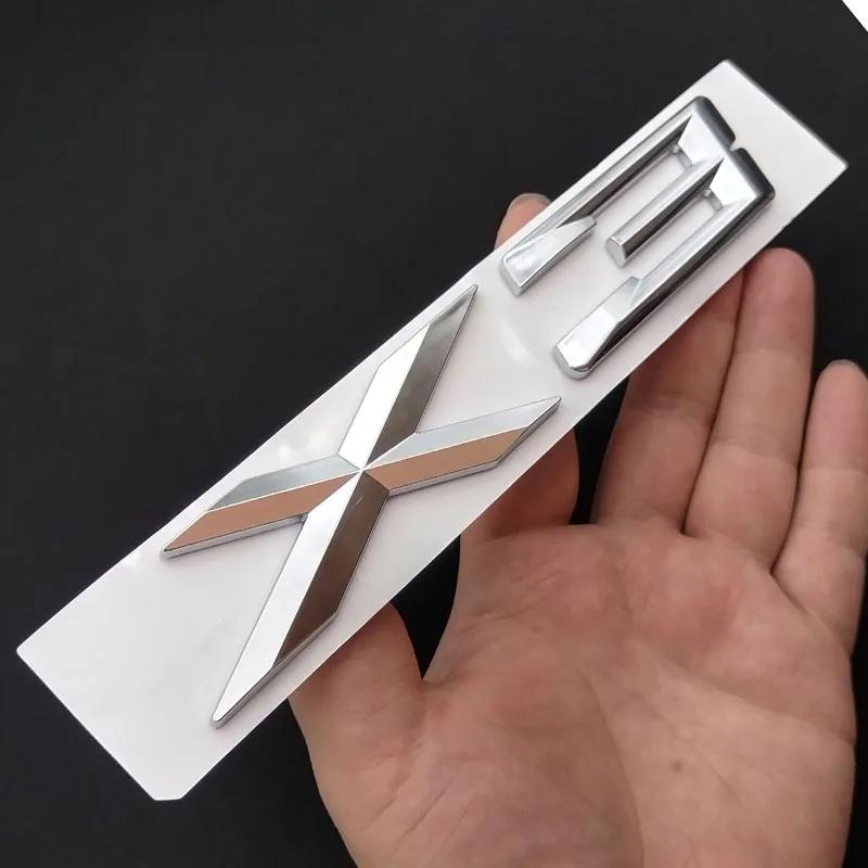 3D ABS XDrive 20d 23d 25d 30d 35d 40d 45d 50d 55d 20i 25i 30i GT X1 X3 X5 X6 Car Rear Trunk Emblem Sticker for BMW Accessories tu2