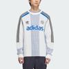 Adidas Originals Adicolor Осень-Зима 2024 Длинный рукав Пуловер Толстовка Ретро Трикотаж Унисекс Толстовка Белый JL8361