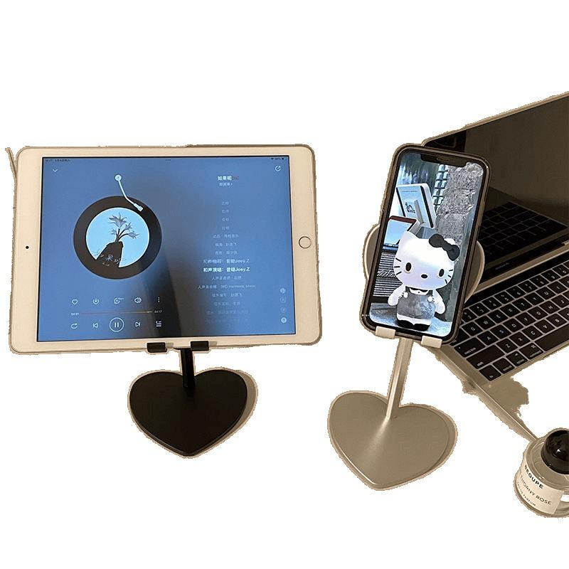Adjustable Universal Heart Desktop Stand for Phones & Tablets