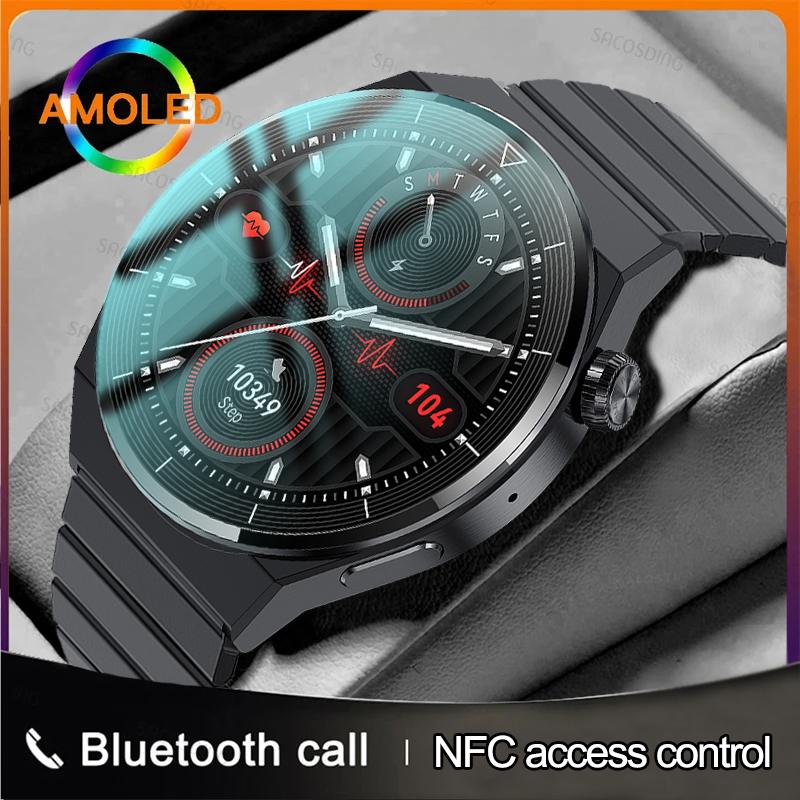 Nfc умные часы мужские Gt3 Pro Amoled 390*390 HD экран сердечного ритма Bluetooth вызов Ip68 водонепроницаемые умные часы для Xiaomi Huawei