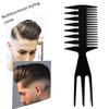 ProHair 3-in-1 Fish Bone Hair Comb - Professional Salon Styling and Detangling Tool - 1pc Plastic Accessory for All Hair Types