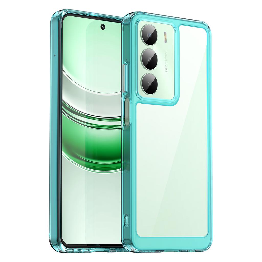 Чехол для Realme V70 5G/V70s 5G/14x 5G, ТПУ + Акрил, Защитный Прозрачный Чехол для Телефона