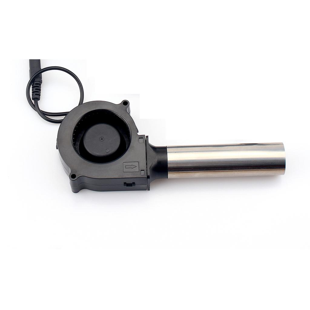 7530 Вентилятор для барбекю с длинным воздуховодом, 12 В постоянного тока 220 В, регулятор скорости для дров, печи для барбекю, тихий вентилятор