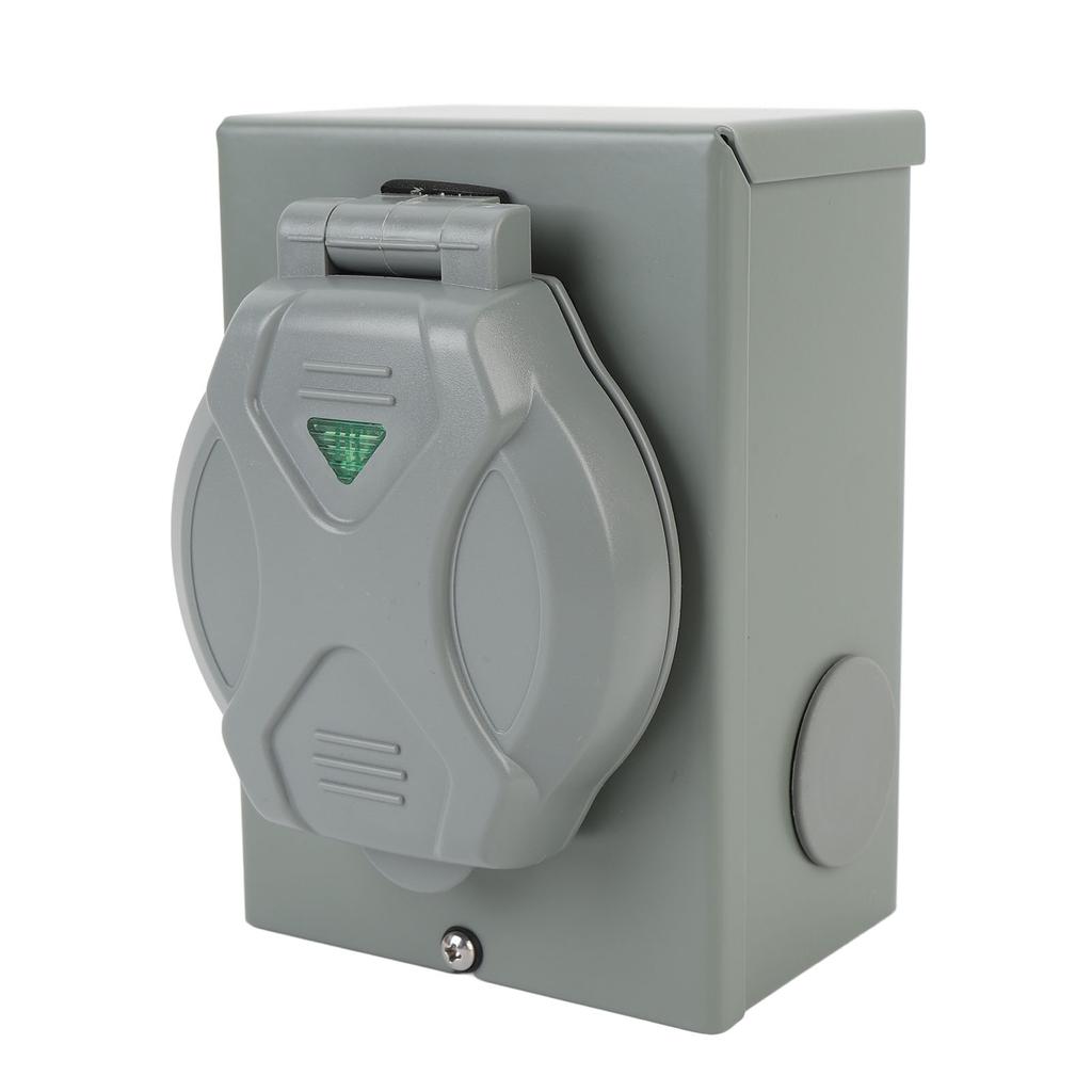 Генератор 30 Ампер Входная коробка питания 125 В 250 В NEMA L1430P для кемперов прицепов автодомов использования на открытом воздухе