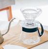 HARIO V60 Microwave Server 360ml 1-3 Cups Black Coffee Server Heat-Resistant Glass Made in Japan XVD-36B