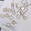 DIY Jewelry Craft Supplies: Fantasy Translucent Shell Star Geometric Belt Hanging Earrings & Necklace Materials