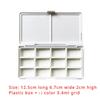 24/48 Color Watercolor Pigment Distribution Box 2/3.4ml Pigment Storage Empty Box Art Student Outdoor Painting Palette Cases