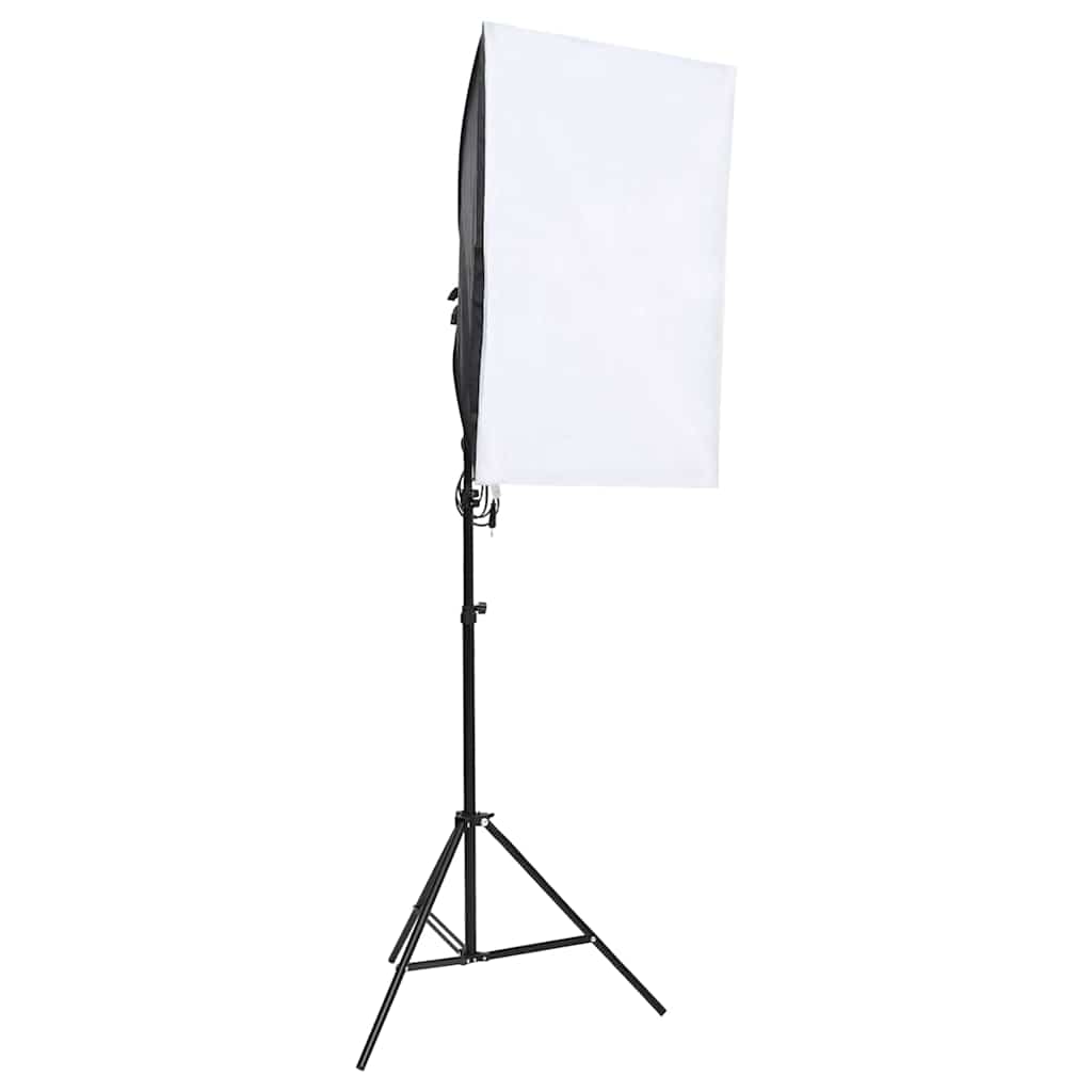Vidaxl Fotograficzny Zestaw Studyjny Z Lampami I Tłem