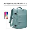 Женский рюкзак для ноутбука 15,6-дюймовый подростковый USB-зарядка, независимая сумка для обуви, дорожный рюкзак для улицы