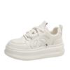 Platform White Shoes Bread New Spring and Autumn Versatile Niche Shoes Platform Leisure Black and White Board Shoes