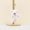 Delightful Fluffy Dog Plush Toy Keychain With Cute Pig Design For Backpack Decoration