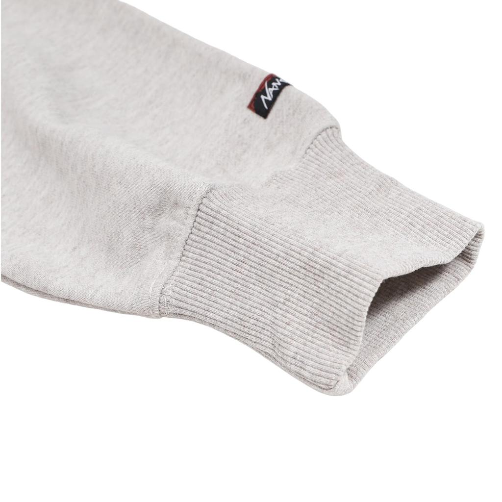 NANGA Eco Hybrid Mini Box Logo Embroidered Sweatshirt NW24411F013 LGRY XL Men's