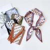 Double Sided Pointed Scarf For Women In Spring And Autumn Thin And Long Ribbon Wrist Bag Strap Versatile Decorative Small Scarf