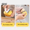 Small Handheld Peeler Stainless Steel Ginger Peeler, Mini Garlic Skin Remover Scraper, Multifunctional Vegetable Ergonomic Kitchen Fruit with Non Slip