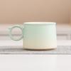 Высококлассная кофейная чашка с градиентным переходом, изысканный керамический набор чашки и блюдца, кружка высокой ценности, дизайн в стиле легкой роскоши, подарок