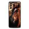 Running Horse Animal Phone Case For Samsung Galaxy S24 S23 S22 S20 Ultra S21 FE 5G S10 S9 Plus S10E Soft Silicone Cover