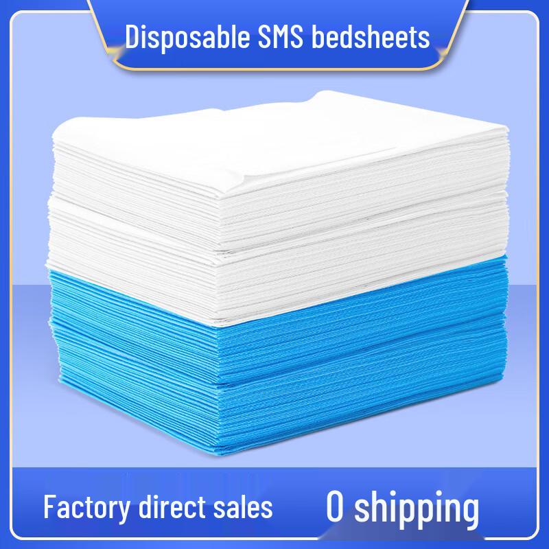 Xinjingzhou Pink SMS Disposable Travel Bed Sheets