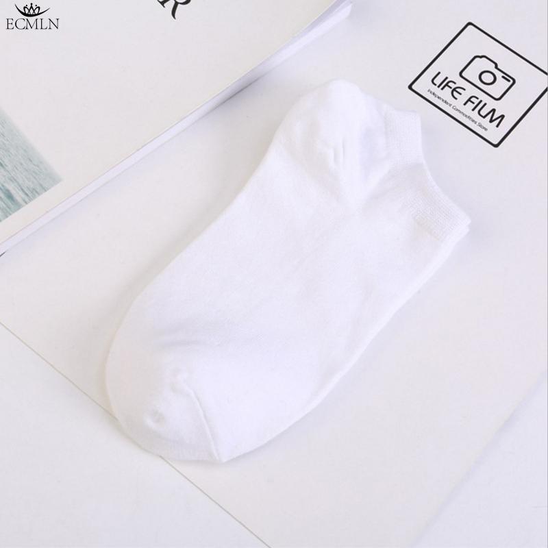 5 пар женских белых и черных носков до щиколотки, женские носки, дышащие спортивные носки, однотонные носки-лодочки, удобные полиэстеровые носки