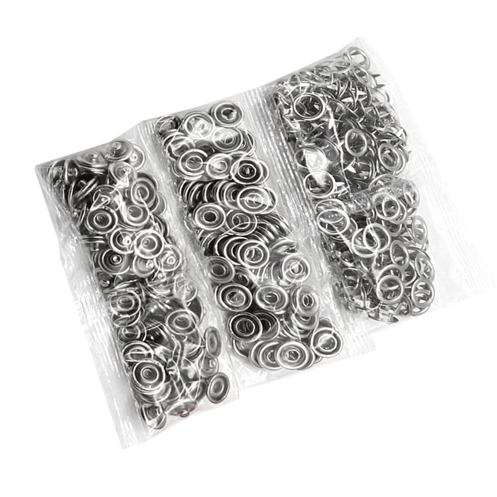 Наборы крепежных элементов Кнопка-защелка с пятью зубцами Для установки одежды Металлические детали 9,5 мм Диаметр Автоматическая Для рубашек Рюкзаков Головных уборов