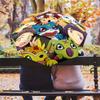 1 PC Automatic Folding Umbrella - Digimon Adventure Pattern Portable Foldable Design With 8 Ribs Christmas Birthday Gifts