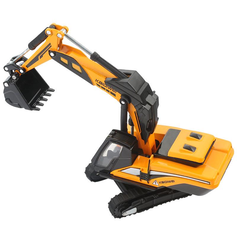 1/87 мини-экскаватор из сплава, модель для детей и взрослых, статическая игрушка Clawer, инженерный автомобиль, имитационная модель автомобиля, коллекция, подарок для детей