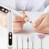 Portable Cordless Electric Nail Drill Kit with 6 Drill Bits USB Rechargeable 3 Speeds Adjustable Nail Sander Tools Remove Dead Skin Acrylic
