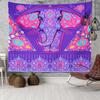 Бохо кружевное настенное покрывало ткань домашний декор декор мандала слон настенный гобелен