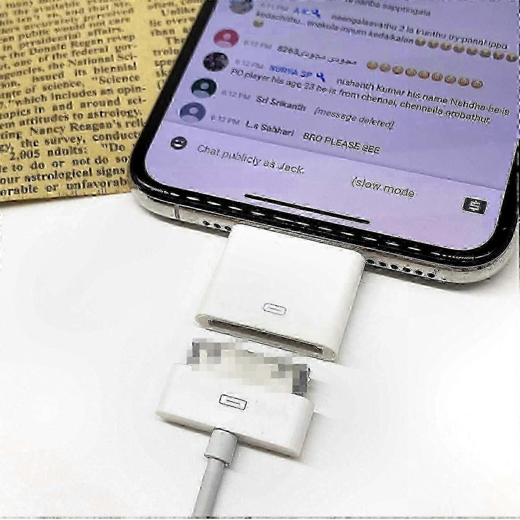 30-Pin to Lightning Charging & Data Adapter for iPod