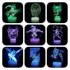 Spider-man 3d Led Night Light Modern Home Bedroom Decoration With Remote Control