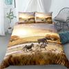African Elephants 3d Bedding Set King Queen Double Full Twin Single Size Bed Linen Set