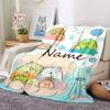 Customiz Name Personality Sumikko Gurashi Blanket Soft &Warm Sofa Office Bed Travel Lunch Break Blanket, Gift Suitable All Seasons