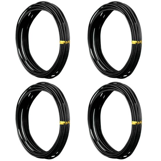 4 рулона 10 м проволока для бонсай анодированный алюминий гибкие цветные самодельные садовые растения